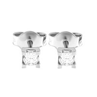 Earrings Roman Gioielli Woman in White Gold Diamante 0.06 Ct R136A25N279 - R136A25N279